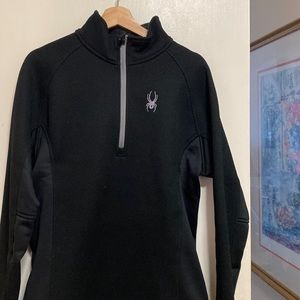 SPYDER Half Zip Sweater Black. XL/EXG